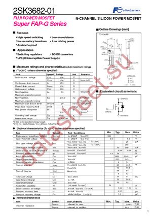 2SK3682-01 datasheet  